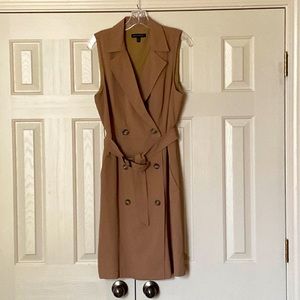 Banana Republic Sleeveless Trench Dress NWOT